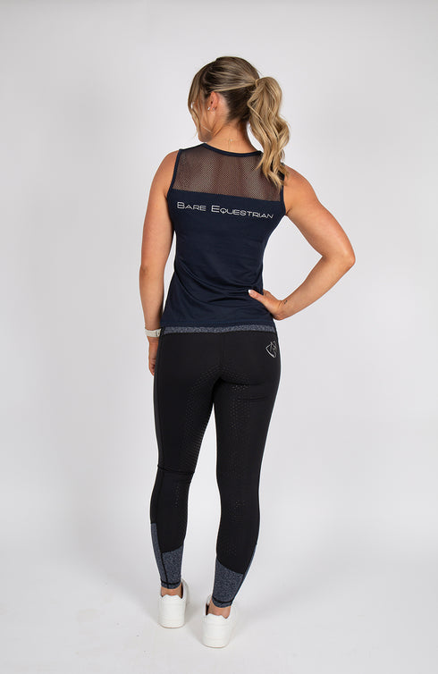 BARE Performance Riding Tights - Active Navy